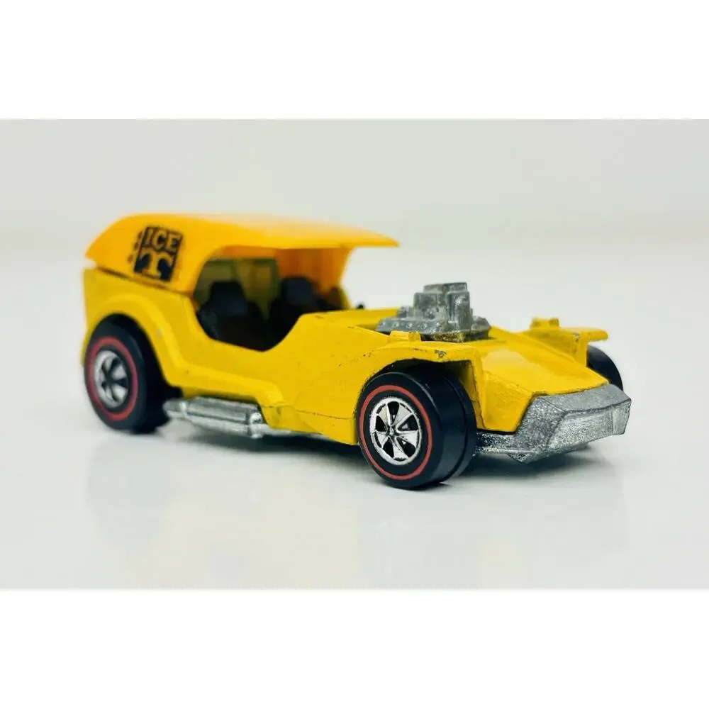Hot Wheels Redline Ice-T Yellow Enamel Hong Kong Black Interior